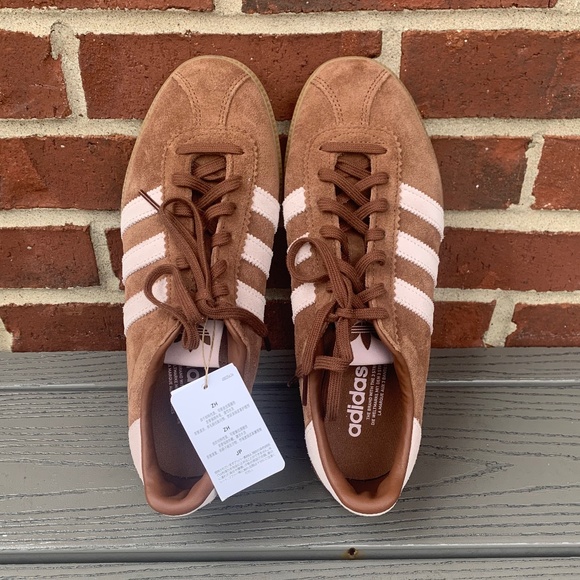 adidas Originals Brown Suede Sneakers - Picture 5 of 12